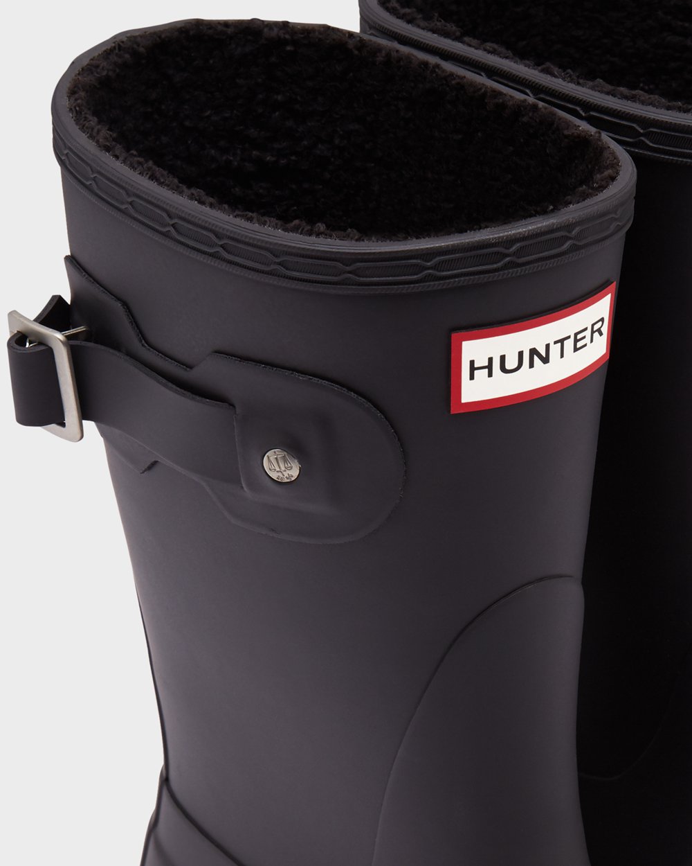 Womens Hunter Short Rain Boots Black - Original Insulated - 8346012-KS